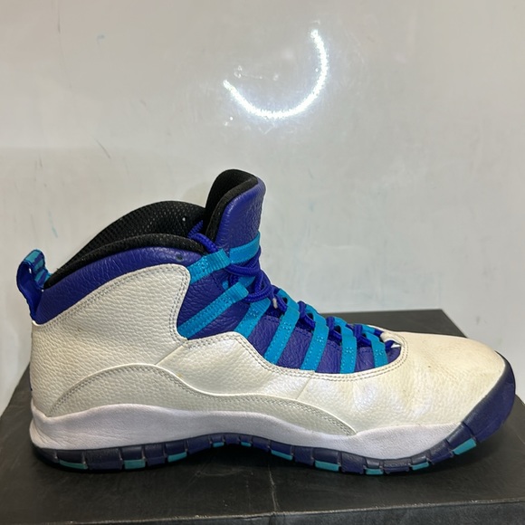 Air Jordan retro 10 white/Concord – blue Lagoon – black. - Picture 4 of 8